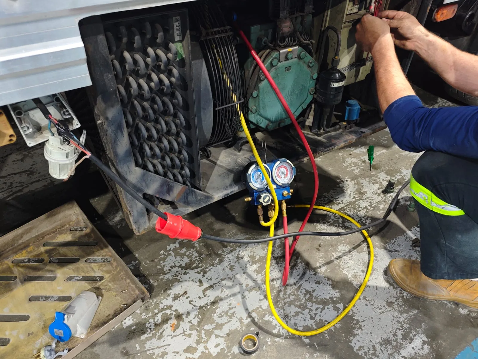 Diagnóstico em equipamento de refrigeração Fleet Thermy