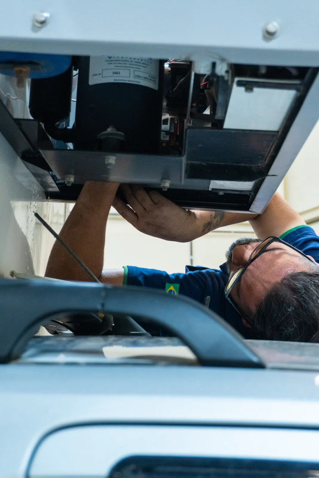 Manutenção de refrigeração